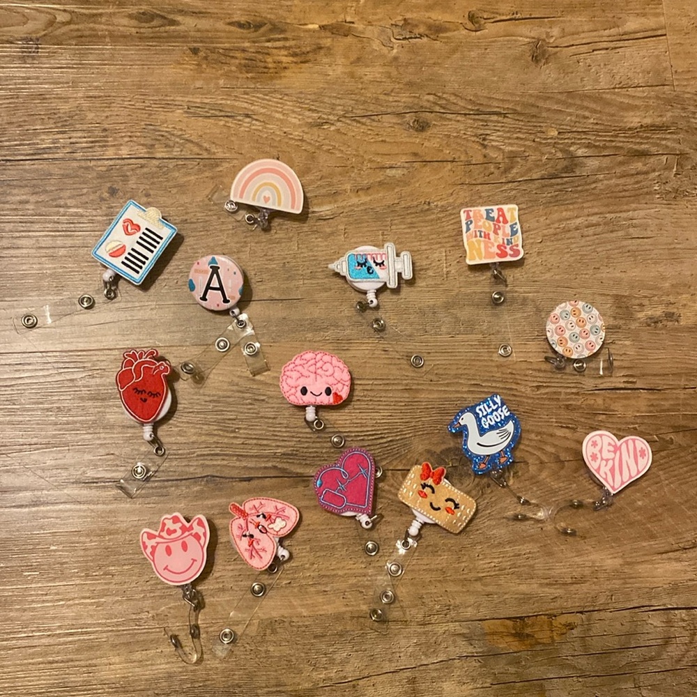 Nurse Badge Clips
